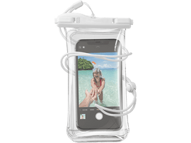 CELLULARLINE Étui imperméable pour smartphone Voyager Blanc (VOYAGER22W)