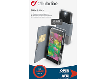 Charger l&#39;image dans la galerie, Étui de téléphone avec un téléphone à l&#39;intérieur et une carte dorée. Il est écrit &#39;TAILLE GRANDE&#39;.
