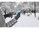 CELLULARLINE Gants pour écrans tactiles Touch Gloves L/XL (TOUCHGLOVEWINTERXK)