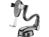 CELLULARLINE Porte-téléphone pour voiture Slide Flexi Suction Noir (GRAVITYHOLDERWINDK) Support pour voiture