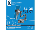CELLULARLINE Porte-téléphone pour voiture Slide Flexi Suction Noir (GRAVITYHOLDERWINDK) Support pour voiture