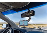 CELLULARLINE Porte-téléphone pour voiture Spin Miroir Noir (HANDYMIRRORK) Support pour voiture