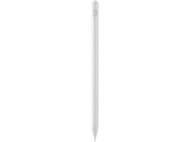 Apple Pencil blanc sur fond noir.