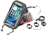 CELLULARLINE Support smartphone pour moto Rider Shield Noir (MOTOHOLDERCASEK)