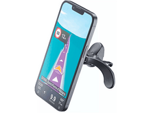 Charger l&#39;image dans la galerie, CELLULARLINE Support voiture pour smartphone magnétique Touch Mag Air Vents Noir (MAGSFHOLDERVENT2K) Support voiture
