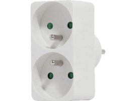 CHACON Bloc multiprise Blanc (48000)