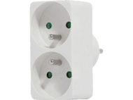 CHACON Bloc multiprise Blanc (48000)