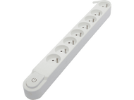 CHACON Bloc multiprise Blanc + Interrupteur (47810)