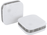 CHACON Détecteur de fumée Intercompatible Blanc 2 pièces