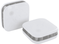CHACON Détecteur de fumée Intercompatible Blanc 2 pièces