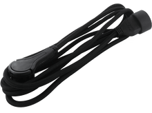 Charger l&#39;image dans la galerie, Câble d&#39;alimentation noir. C&#39;est un long câble noir avec une prise à une extrémité.
