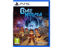 Charger l&#39;image dans la galerie, Jaquette du jeu PS5 pour Core Keeper, avec des personnages et un donjon.
