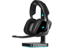 Charger l&#39;image dans la galerie, CORSAIR Casque gamer sans fil Void RGB Elite Carbon (CA-9011201-EU)
