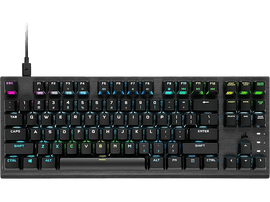 CORSAIR Clavier gamer K60 Pro TKL RGB QWERTZU (CH-911D01A-CH)