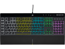 Charger l&#39;image dans la galerie, CORSAIR Clavier gaming K55 RGB Pro AZERTY Noir (CH-9226765-BE)
