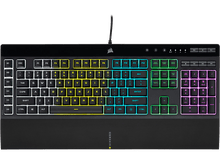 Charger l&#39;image dans la galerie, CORSAIR Clavier gaming K55 RGB Pro AZERTY Noir (CH-9226765-BE) Câblé Clavier gamer Noir
