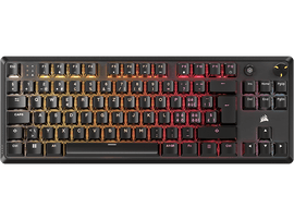 CORSAIR Clavier gaming K70 CORE TKL Mécanique Eclairage RGB QWERTZ Noir (CH-911911E-CH) Filaire Clavier gaming Noir