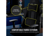 CORSAIR Fauteuil de jeu TC100 RELAXED - Tissu - Noir