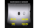 CORSAIR Sabre v2 Pro Souris gaming sans fil ultralégère - Noir