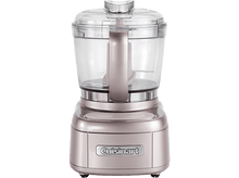 Charger l&#39;image dans la galerie, Robot culinaire rose, bol transparent, poignée et logo Cuisinart. Petit appareil de cuisine.
