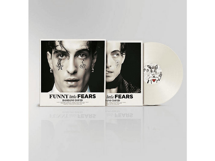 Pochette d'album montrant un homme avec des tatouages sur le visage et un disque vinyle.