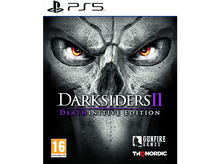 Charger l&#39;image dans la galerie, Pochette du jeu Darksiders II. Crâne avec yeux brillants. Logo PS5 en haut. Fond noir.
