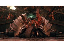 Charger l&#39;image dans la galerie, Une figure démoniaque avec des ailes dans un environnement gothique sombre.
