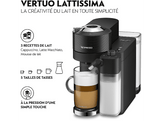DE LONGHI  De Longhi Nespresso Vertuo Lattissima Noir ENV300.B – Machine à café à capsules - Système lait pour cappuccino - Centrifusion - Machine à capsules - Avec Fonction lait - Noir