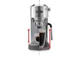 De'Longhi Machine à expresso à pression manuelle Dedica Duo (EC890.M)