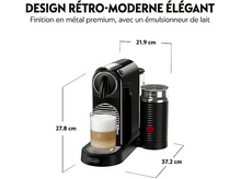 Charger l&#39;image dans la galerie, DE LONGHI Nespresso Citiz &amp; Milk Noir (EN267.BAE)
