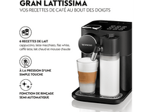 Charger l&#39;image dans la galerie, DE LONGHI Nespresso Gran Lattissima 2.0 Noir (EN640.B)
