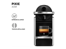 Charger l&#39;image dans la galerie, DE LONGHI Nespresso Pixie Refresh Argent (EN127.S)
