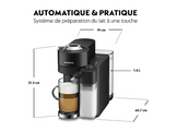 DE LONGHI Vertuo Lattissima  ENV300.B - Machine à capsules - Avec Fonction lait - Noir