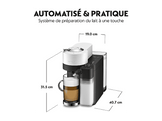 DE LONGHI Vertuo Lattissima  ENV300.W - Machine à capsules - Avec Fonction lait - Blanc