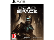 Pochette du jeu vidéo 'Dead Space' avec une combinaison spatiale futuriste et le logo PS5.