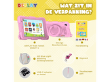 DEPLAY Tablette Kids SMART 5+ - 8 pouces - 64 GB - Wi-Fi - 4G (LTE) - Rose