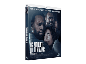 Couverture de film. Omar Sy et Elodie Bouchez sont les acteurs principaux. Le titre est : Dis-moi juste que tu m'aimes.