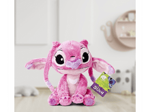 Charger l&#39;image dans la galerie, Peluche rose Angel Stitch avec une étiquette Disney Stitch, sur fond blanc.
