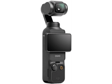 Charger l&#39;image dans la galerie, Caméra noire avec écran et boutons. Fond blanc.
