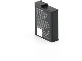 Batterie rectangulaire noire avec étiquettes d