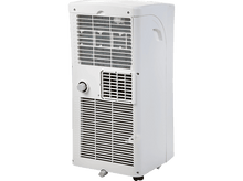 Charger l&#39;image dans la galerie, Un climatiseur portable blanc avec un panneau de commande et une grille d&#39;aération.
