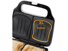 Charger l&#39;image dans la galerie, Un grille-pain avec une surface noire avec une zone marquée &#39;XL NORMAL&#39;.
