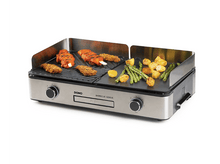 Charger l&#39;image dans la galerie, Gril avec nourriture. Comprend de la viande cuite, des légumes et des commandes. Design en acier inoxydable.
