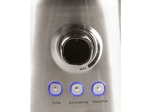 Charger l&#39;image dans la galerie, Panneau de commande de mixeur en acier inoxydable avec bouton et boutons : Impulsion, Broyage de glace et Smoothie.
