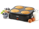 DOMO Crêpière DO1094P 600 W Noir