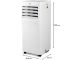 DOMO DO10162 CoolMax 20 m² 7 000 BTU Climatiseur Blanc
