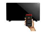 DOMO DO7356CH Convecteur à panneau de verre – Wi-Fi – 2000 W - Convecteur - 60 m³ - 2000 W - Noir