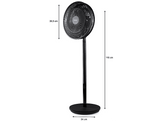 DOMO DO8159 Ventilateur sur pied 2 en 1 Multiblade 39.5 cm Noir