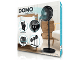 DOMO DO8159 Ventilateur sur pied 2 en 1 Multiblade 39.5 cm Noir