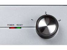 Charger l&#39;image dans la galerie, Gros plan d&#39;un appareil avec un cadran marqué 1, 2, 3 et des voyants indiquant &#39;POWER&#39; et &#39;READY&#39;.

